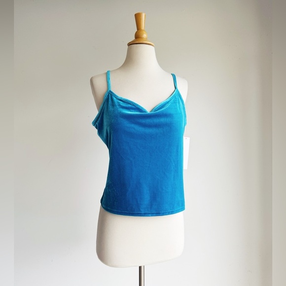 NWT LILLY PULITZER Blue Velvet Cassis Bra Tank Size Large - Picture 3 of 9